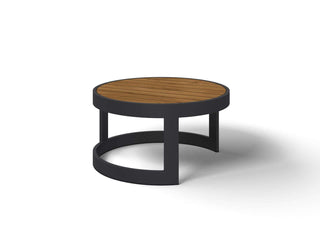 Aspen Teak Platform | Outdoor Lounge Setting in Charcoal / Sooty / Dark Grey / 6 Seater 2LH-3RH-CNR / Aspen Coffee Table Set_7