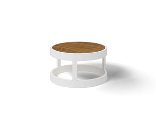 Aspen Teak Platform | Outdoor Lounge Setting in White / Light Grey / Grey Chine / 4 Seater 2LH-2RH / Aspen Coffee Table Set_4