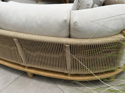 Wave 3 Seater Modular Outdoor Lounge in Left 1
